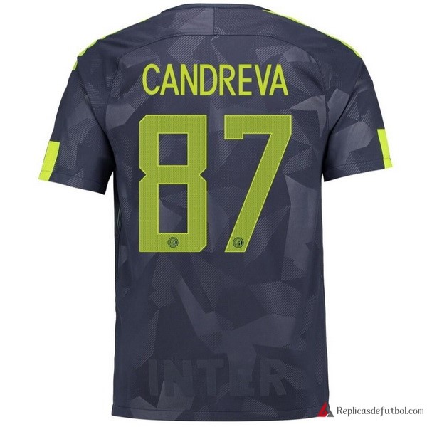Camiseta Inter Tercera equipación Candreva 2017-2018